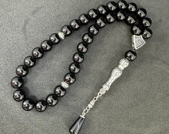 Tasbih in pietra di onice con 33 grani: rosari