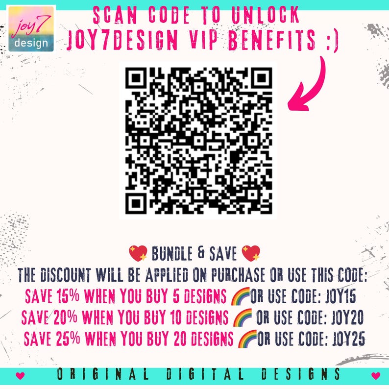 a qr code to unlock joydesign via benefits