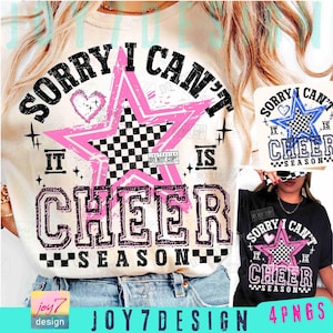 Cheer PNG Przepraszam, że nie mogę To sezon Cheer Png Cheerleader Png Retro Checker Koszulka Cheer Png Zabawna Konkurs Cheer Png Cheer mama ORYGINALNY