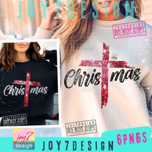Christmas Cross PNG Christmas Sublimation Png Faith Png Merry Christmas Jesus Png Christian Png Religious Christmas SUBLIMATION Png ORIGINAL