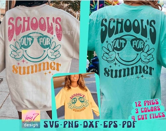 Se acabaron las clases de verano SVG PNG Profesor Verano Svg Último día de clases Svg Hola vacaciones de verano Svg Profesor Vacaciones de verano Sublimación de verano