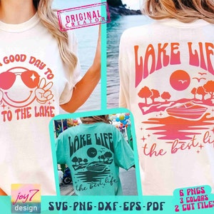 Lake Vacation SVG PNG Lake Png Svg Lake shirt designs Lake retro Svg Family vacation shirt Svg Png Retro Lake Png Lake Summer Sublimation