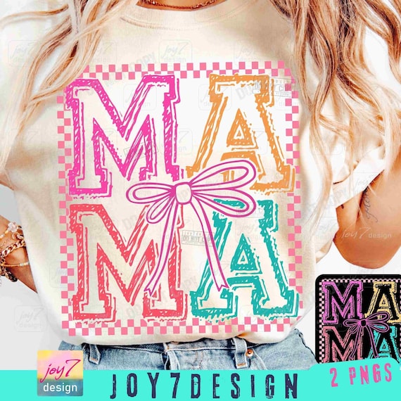 Mama Retro Checkered Coquette PNG Retro Mama Png Mothers Day Trendy Mama shirt design Png Retro Mama Checker Cute Mama Coquette Bow ORIGINAL