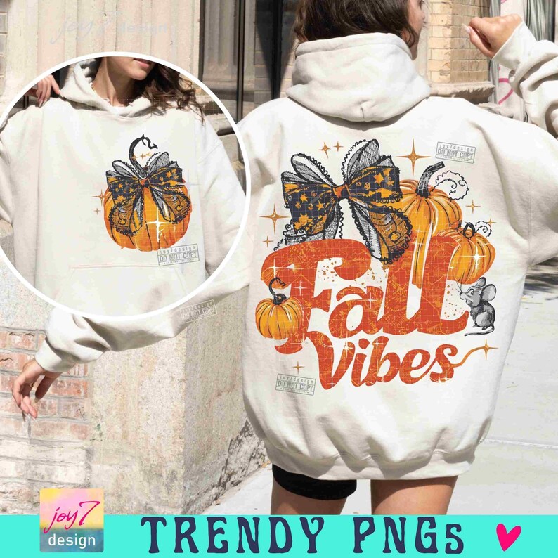 Coquette Fall vibes PNG Cute Fall Gothic Png Retro Fall Png Spooky Season Png Trendy Pumpkin Sublimation Coquette Trendy Fall Png ORIGINAL image 3