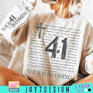 Your 41 Is Coming PNG Bible Verse Png Jesus Png Faith Png Scripture Png Christian Png Cross svg Love Jesus Png Christian Easter Png ORIGINAL