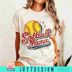 Softball Mama Retro PNG Softball mom Png Softball season Png Softball shirt Vintage design Softball Game Day Softball SUBLIMATION ORIGINAL image 6