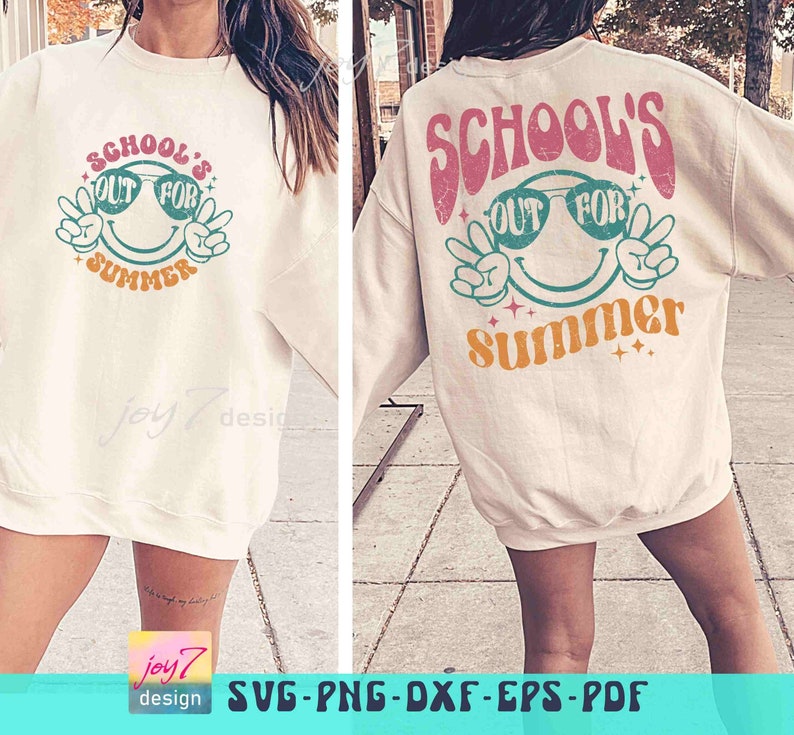 La scuola è finita per l'estate SVG PNG Insegnante Estate Svg Ultimo giorno di scuola Svg Ciao vacanze estive Svg Insegnante Vacanze estive Sublimazione estiva immagine 3