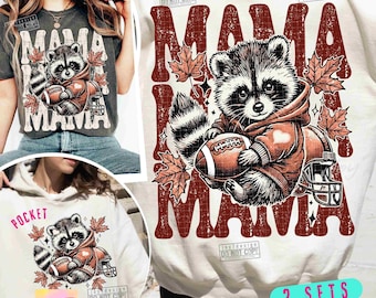 Piłka nożna Mama PNG Zabawny Szop Upadek Png Retro Piłka nożna Png Upadek Piłkarska Koszulka Png Piłkarska Mama Png Uroczy Dzień Gry Piłkarskiej Retro ORYGINAŁ
