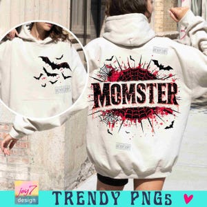 Momster PNG Divertente Halloween Mamma Png Divertente Halloween Mamma Png Mamma Spettrale Divertente Mamma Maglietta di Halloween Png Spaventoso Halloween Vibrazioni spettrali ORIGINALE immagine 4