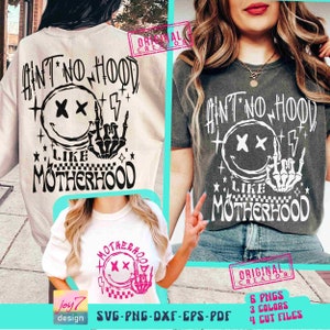 Mamá divertida SVG PNG No hay nada como la maternidad Divertido Día de la Madre Mamá de moda Png Sarcástico Retro Sublimación Frente Detrás Svg CutFile Original