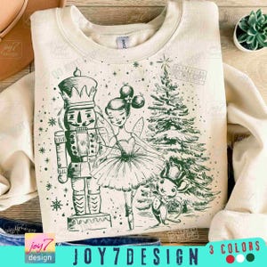 Nutcracker Ballet Christmas PNG Retro Nutcracker Fairy Christmas Ballet Christmas Png Christmas Coquette Girly Png Winter Coquette ORIGINAL