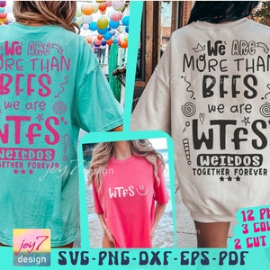 BFF SVG PNG 親友 SVG 面白い 親友 シャツ デザイン SVG 永遠の親友 SVG 女の子の週末 SVG 女の子 SVG クールな親友 昇華