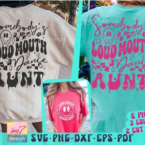 Jemandes lauter Mund Tanz Tante SVG PNG Tanz Tante Png Tanz Tante Shirt SVG Png Tanz Tante SVG Lustige Tanz Tante SVG Tanz Tante Sublimation