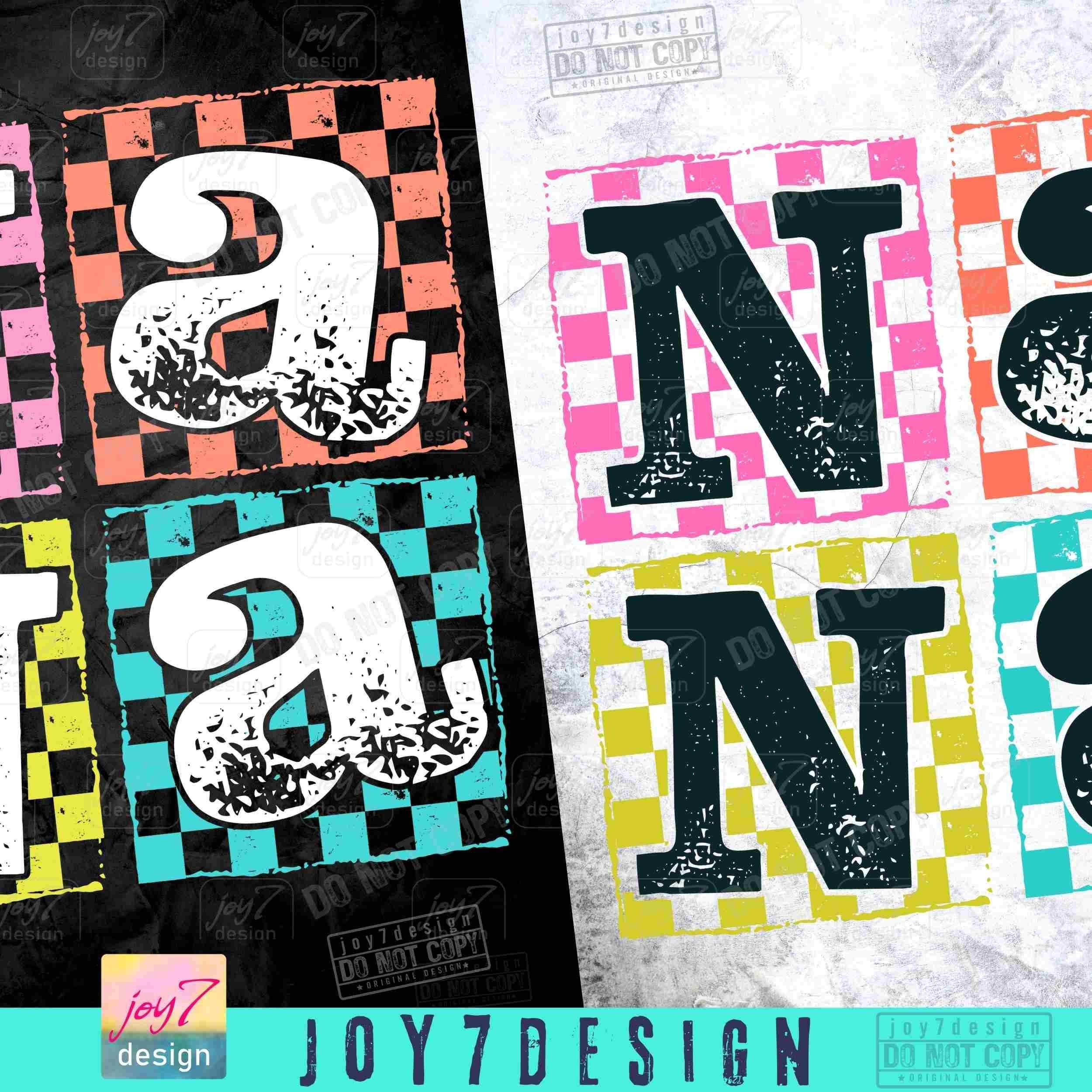 Checkered Nana PNG Retro Nana Png Funny Nana Png Trendy Nana Shirt