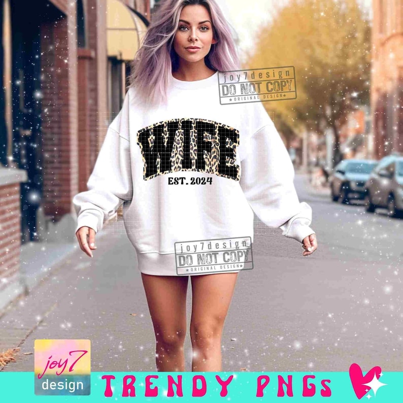 Wife Est PNG Wife Cheetah Png Est Png Wife Shirt Png Wife Leopard Trendy Wife Varsity Png Pink Wife Png Wife shirt SUBLIMATION Png ORIGINAL image 5