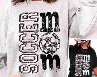 Soccer Mom PNG Varsity Coquette Soccer Mom Game Day Png Soccer Mom Shirt Design Trendy Soccer Mom Sublimation Sports Soccer DTF Png ORIGINAL