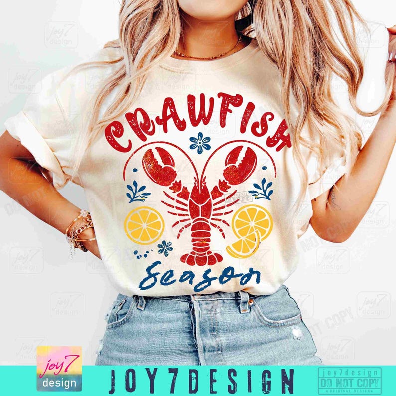 Langusten Saison PNG Retro Flusskrebs Png Lustige Sommer Langusten Vintage Shirt Design Flusskrebs Coquette Fischer Ästhetik Dtf Png ORIGINAL Bild 6