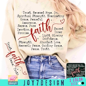 Faith Words PNG Spiritual Png Jesus Png Faith Png Scripture Png Christian Valentine Png Love Jesus Png Christian Easter Png ORIGINAL