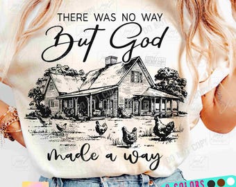 But God PNG Faith shirt Png Bible verse Scripture Png Western Christian Chicken Png Christian Country Retro Religious vintage designORIGINAL