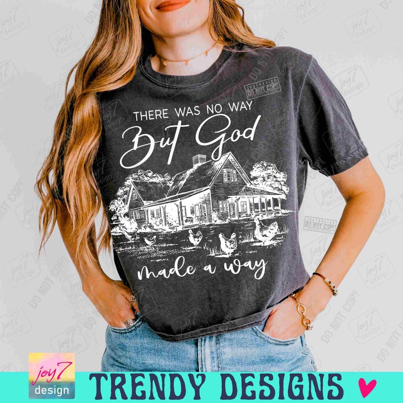 But God PNG Faith shirt Png Bible verse Scripture Png Western Christian Chicken Png Christian Country Retro Religious vintage designORIGINAL image 3