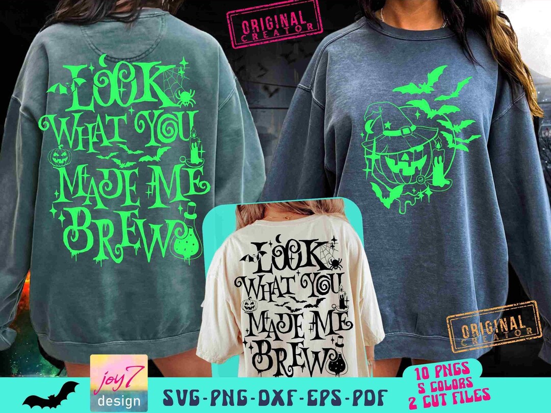 Funny Witch Halloween SVG PNG Scary Pumpkin Svg Funny Witch Quote ...