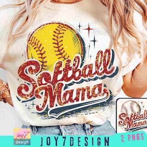 Softball Mama Retro PNG Softball mom Png Softball season Png Softball shirt Vintage design Softball Game Day Softball SUBLIMATION ORIGINAL image 1