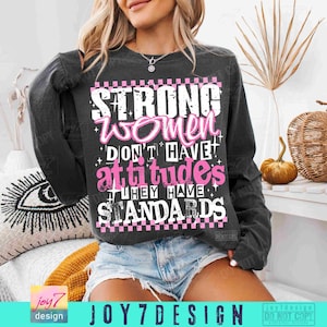 Trendy Women Encouraging Quotes PNG Popular Womens Sarcasm Retro Checker Png Sassy Positive quote design Trending girl shirt design ORIGINAL image 6