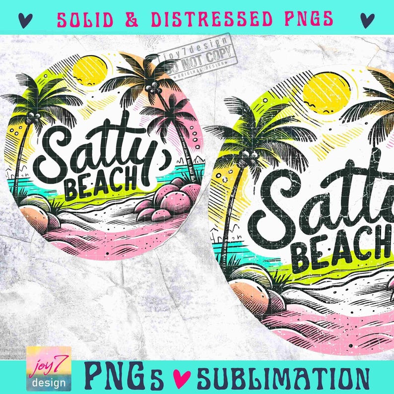 Praia Salgada PNG Praia Retro Png Camisa de Verão Png Verão Png Engraçado Verão Png Design de Praia Vintage Png Verão Moderno SUBLIMAÇÃO ORIGINAL imagem 2