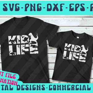 Kinderen dinosaurus Svg Png, Kid Life png svg, T Rex jongens svg, peuter Svg, jongens Svg, grappige kinderen citaat, Kids Shirt sublimatie Cricut silhouet