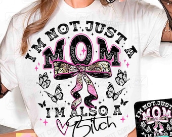 Sassy Mom Nie Tylko Mama Sarkastyczny PNG Snarky Mom projekt Kokietka Mama Dzień Matki Png Zabawna Mama Png Modny Cytat Mamy Sarkazm Png ORYGINALNY