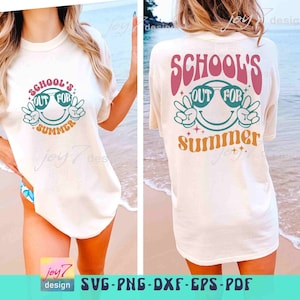 La scuola è finita per l'estate SVG PNG Insegnante Estate Svg Ultimo giorno di scuola Svg Ciao vacanze estive Svg Insegnante Vacanze estive Sublimazione estiva immagine 5