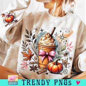 Pumpkin Spice Coquette PNG Pumpkin Season Sweater weather Png Pumpkin Spice Latte Trendy Fall Png Cute Pumpkin Season Cozy Autumn ORIGINAL
