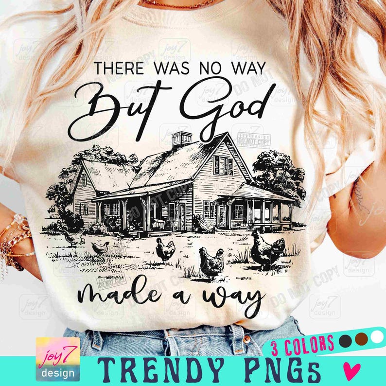 But God PNG Faith shirt Png Bible verse Scripture Png Western Christian Chicken Png Christian Country Retro Religious vintage designORIGINAL image 1