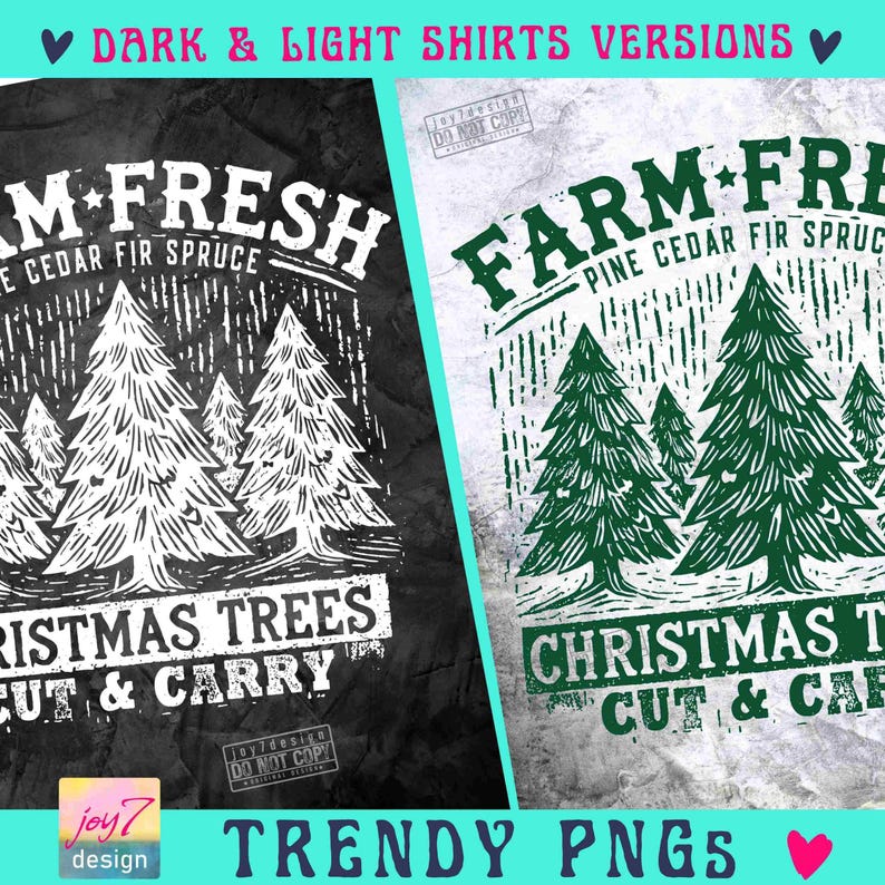 Árboles de Navidad frescos de granja PNG Abeto navideño retro PNG Suéter navideño de moda PNG Lindos árboles de abeto navideño PNG Navidad de moda ORIGINAL imagen 2