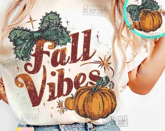 Fall vibes Coquette PNG Cute Fall Pumpkin Retro Fall Png Cocquette Bow Trendy Fall Png Cozy season Png Trendy Pumpkin Sublimation ORIGINAL