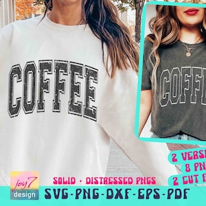 Café SVG Café PNG Camiseta de café Svg, Café retro Svg, Diseño de camiseta de café Letras universitarias Svg, Café retro Png, Amante del café Svg