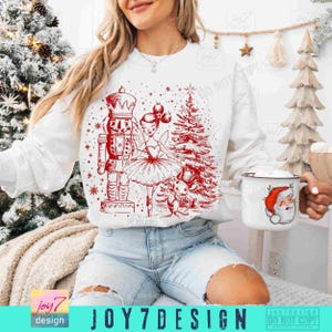 Nutcracker Ballet Christmas PNG Retro Nutcracker Fairy Christmas Ballet Christmas Png Christmas Coquette Girly Png Winter Coquette ORIGINAL image 3