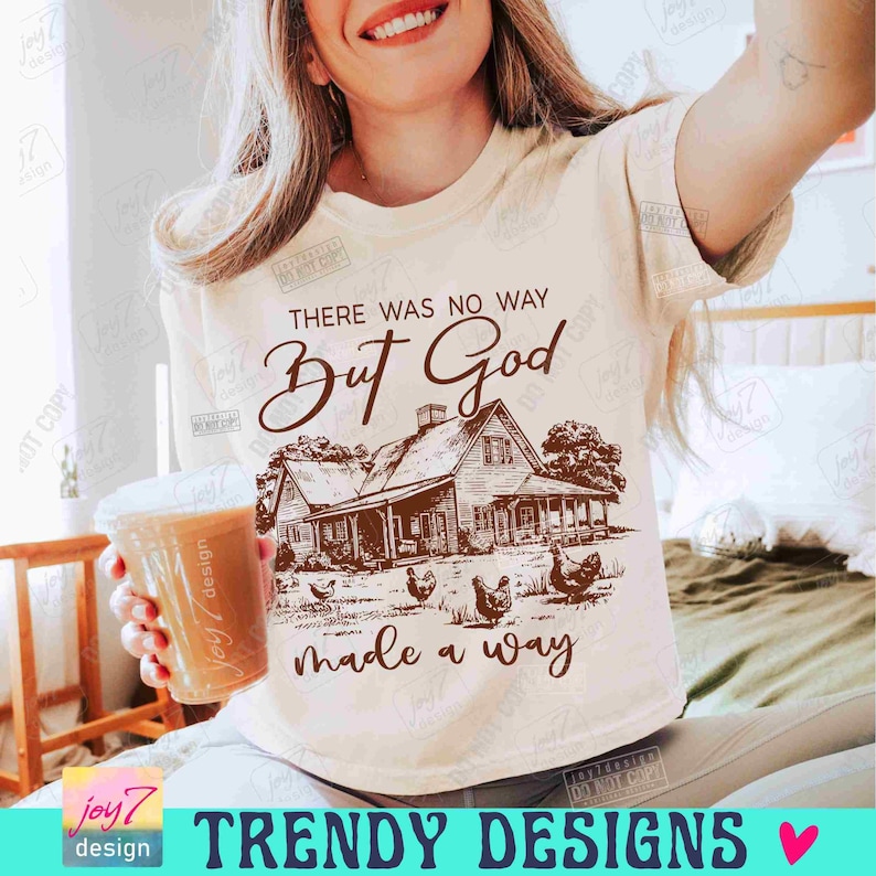 But God PNG Faith shirt Png Bible verse Scripture Png Western Christian Chicken Png Christian Country Retro Religious vintage designORIGINAL image 5