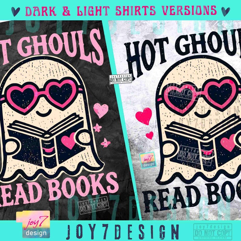 Hot Ghouls Read Books PNG Cute Ghost Book Lover Halloween Png Groovy Ghost Girly Halloween Bookish Fall Png Preppy Trendy Ghost Png ORIGINAL image 2