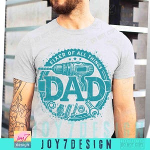 Dad Handyman Dad Fixer of All Things Funny Dad PNG DIY Dad shirt Png Dad designs Fathers Day Trendy Dad Birthday gift Png Daddy PngORIGINAL image 5