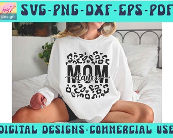 Danse maman SVG PNG Pdf Dxf Eps POD, maman léopard, maman guépard, maman drôle Svg, Svg maman, maman léopard Svg Png, danse maman chemise Png, maman Mode Svg