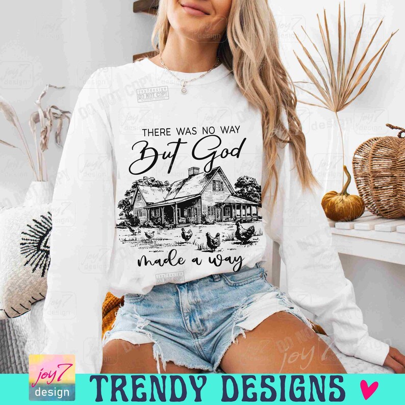 But God PNG Faith shirt Png Bible verse Scripture Png Western Christian Chicken Png Christian Country Retro Religious vintage designORIGINAL image 4