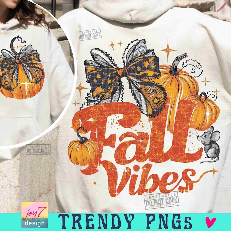Coquette Fall vibes PNG Cute Fall Gothic Png Retro Fall Png Spooky Season Png Trendy Pumpkin Sublimation Coquette Trendy Fall Png ORIGINAL image 1