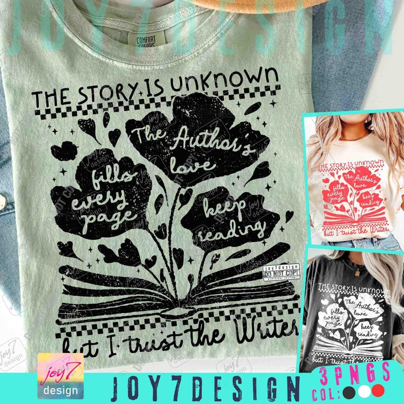 The Story Is Unknown But I Trust The Writer PNG Retro Christian Faith Religious Png Fopral Bible verse Png Jesus Prayer Checker Png ORIGINAL image 1