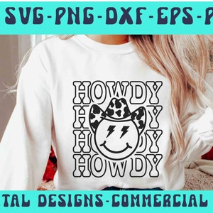 Ciao SVG PNG, Ciao Yall SVG, Faccina felice da cowboy, Cowboy SVG, Cowgirl SVG, SVG del sud, SVG del western, Ciao Yall Png Maglietta in stile country SVG