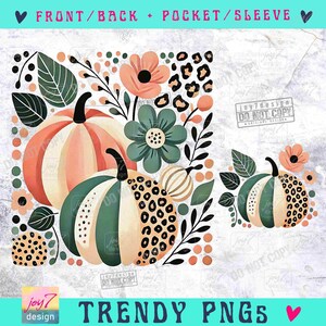 Boho Zucche Autunno PNG Zucca Leopardo Boho Maglietta Autunno PNG Stagione delle Zucche Autunnali Boho png Autunno alla moda Ringraziamento Vibrazioni Autunnali PNG ORIGINALE immagine 2