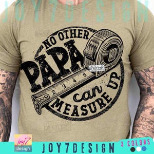 Funny Papa Beyond Measure Papa PNG DIY  Papa shirt Png Fathers Day Trendy Measuring Tape Papa Birthday gift Retro Father Png Daddy ORIGINAL