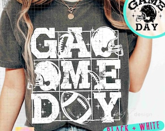 Game Day Football PNG Football Season Football Mama Retro Football Png Football Mom Png Trendy  Football shirt Png Retro designs ORIGINAL