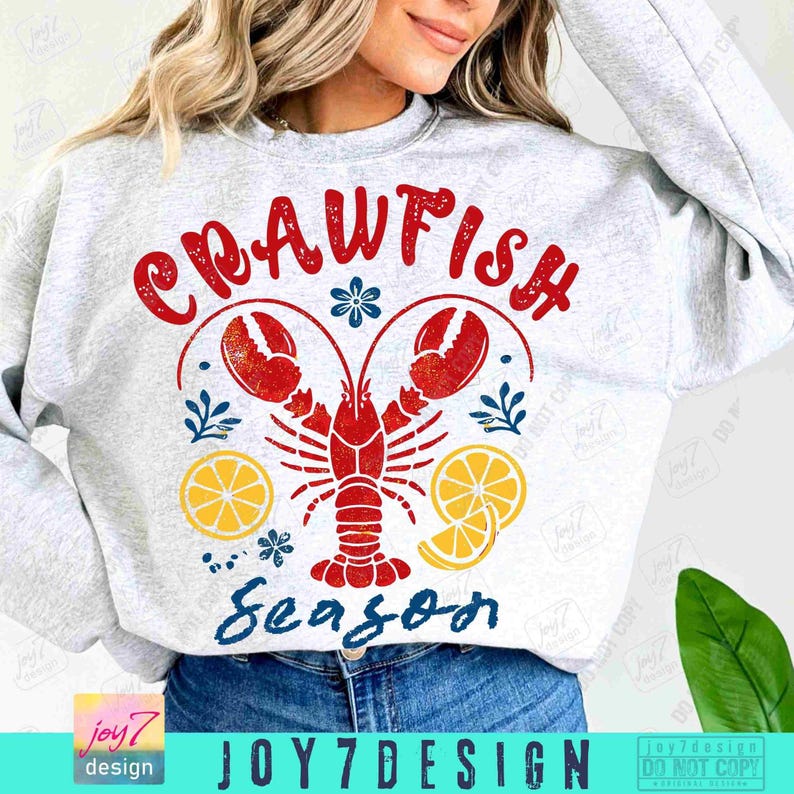 Langusten Saison PNG Retro Flusskrebs Png Lustige Sommer Langusten Vintage Shirt Design Flusskrebs Coquette Fischer Ästhetik Dtf Png ORIGINAL Bild 4