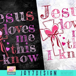 Jesus Loves Me This I Know PNG Retro Jesus Coquette Christian Valentines Png Christian VDay Bible verse Love Jesus shirt Png Faith ORIGINAL image 2